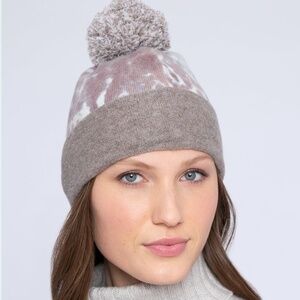 Kinross Cashmere Leopard Hat
